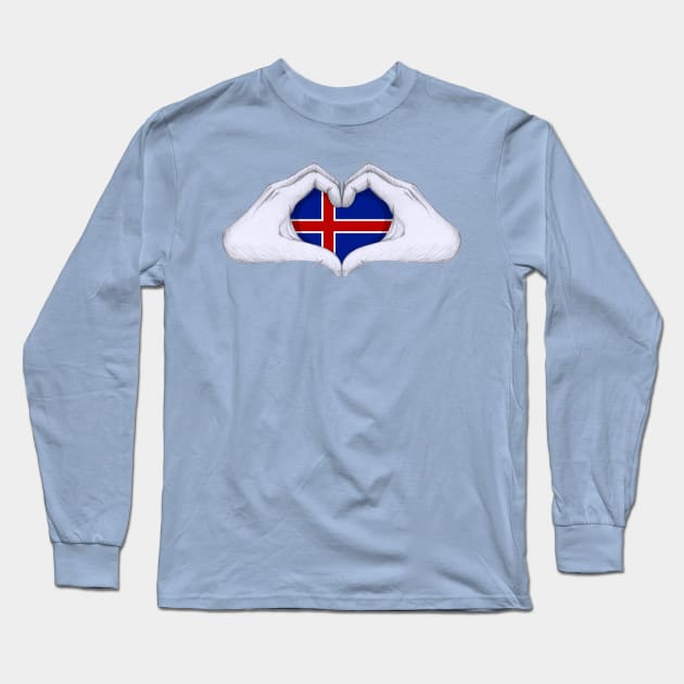 Iceland Long Sleeve T-Shirt by redmay
